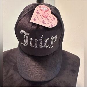 NWT Juicy Couture Black Cap